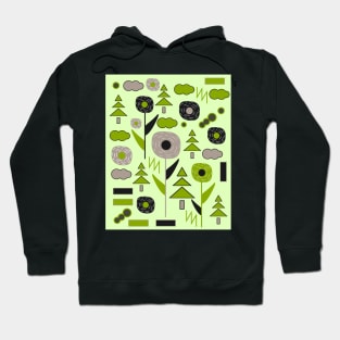 Flowers on a rainy day Hoodie